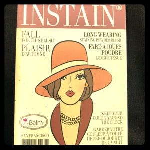 TheBalm blush in the color pinstripe